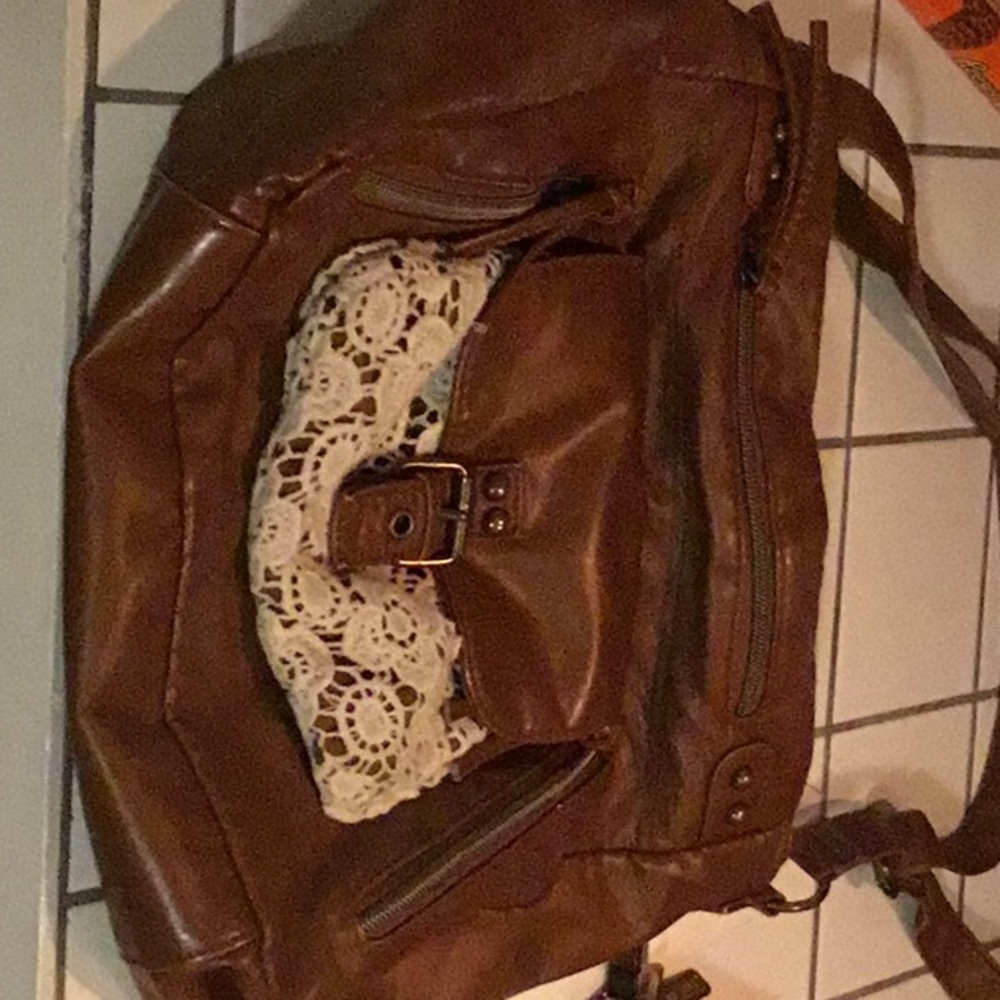 Brown crossbody bag